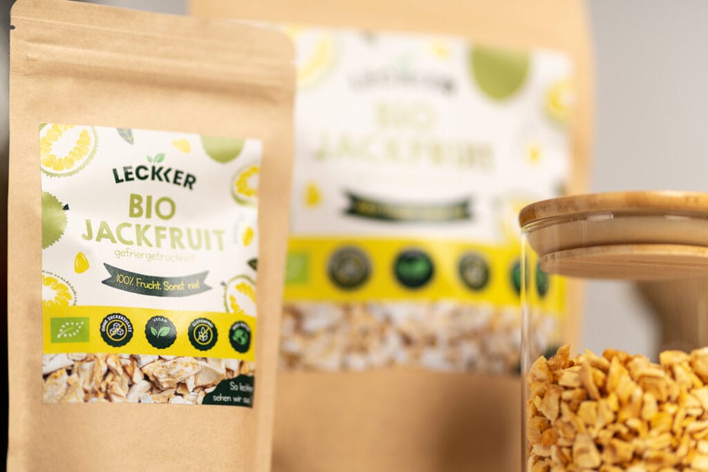 Gefriergetrocknete Jackfruit Packung
