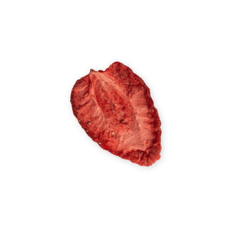 Gefriergetrocknete Erdbeere Stück