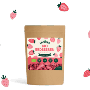 gefriergetrocknete Erdbeer Packung