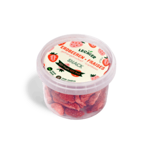 gefriergetrocknete Erdbeer Snack-Dose