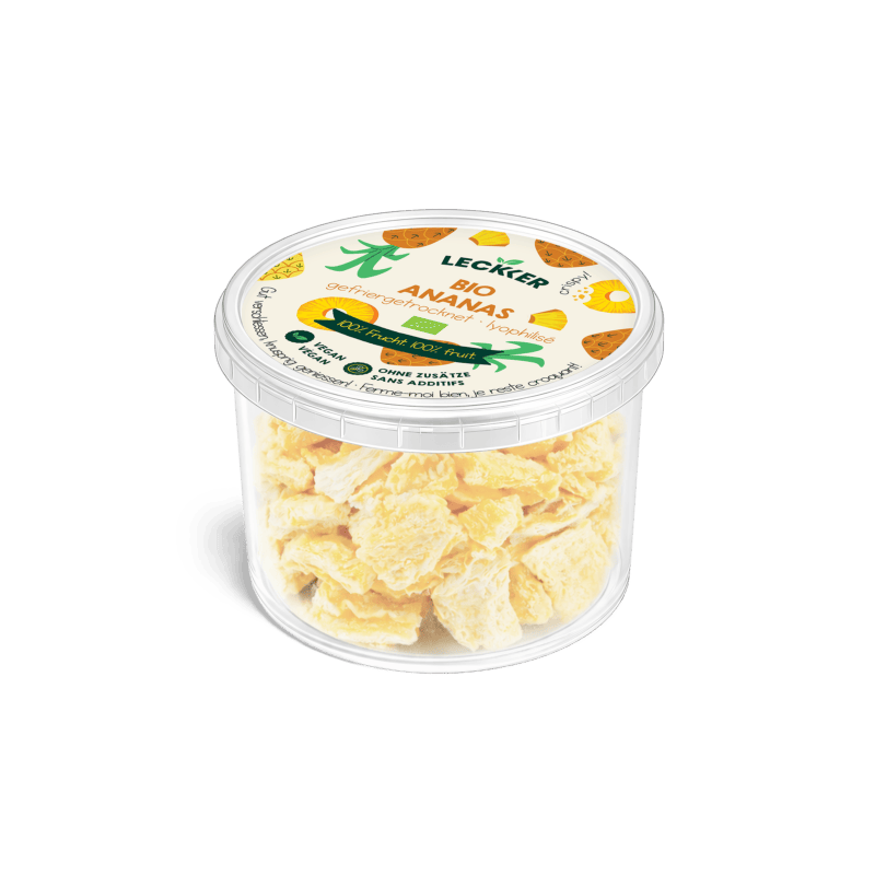 gefriergetrockneter ananas snack bio
