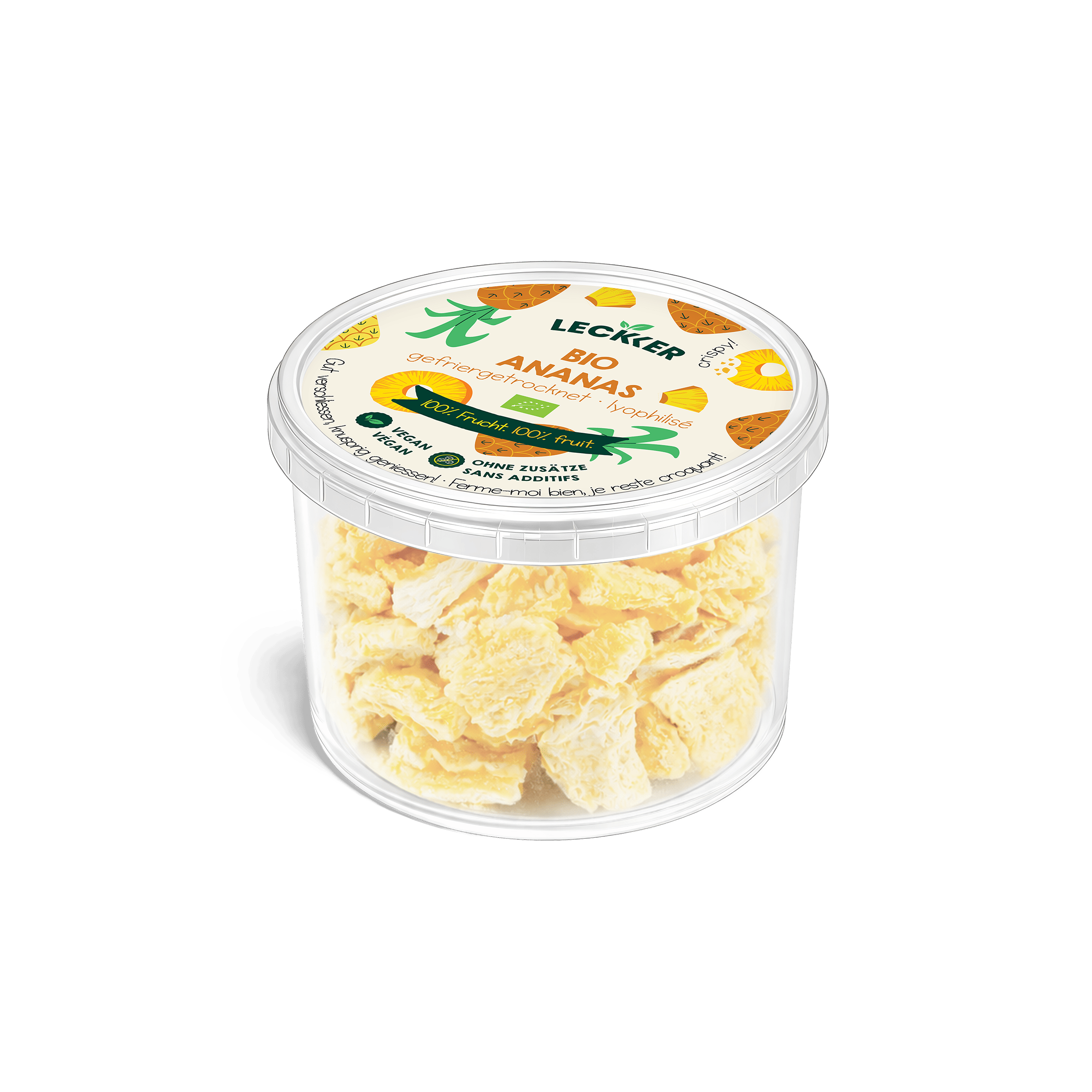 Ananas mit Sonnenbrille