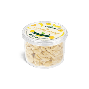 gefriergetrockneter bananen snack bio