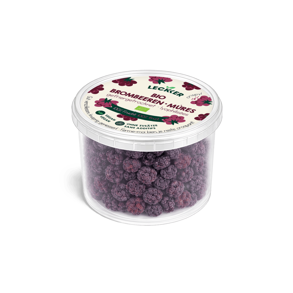 gefriergetrocknete Erdbeeren Packung