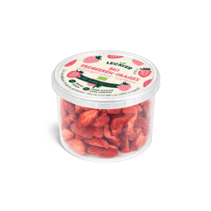 gefriergetrockneter erdbeeren snack bio