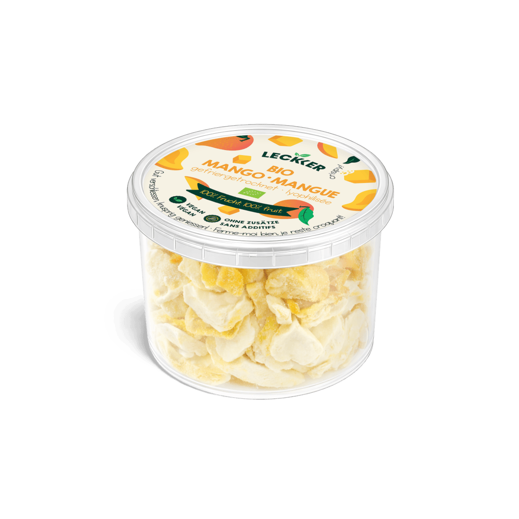 gefriergetrocknete Erdbeeren Packung