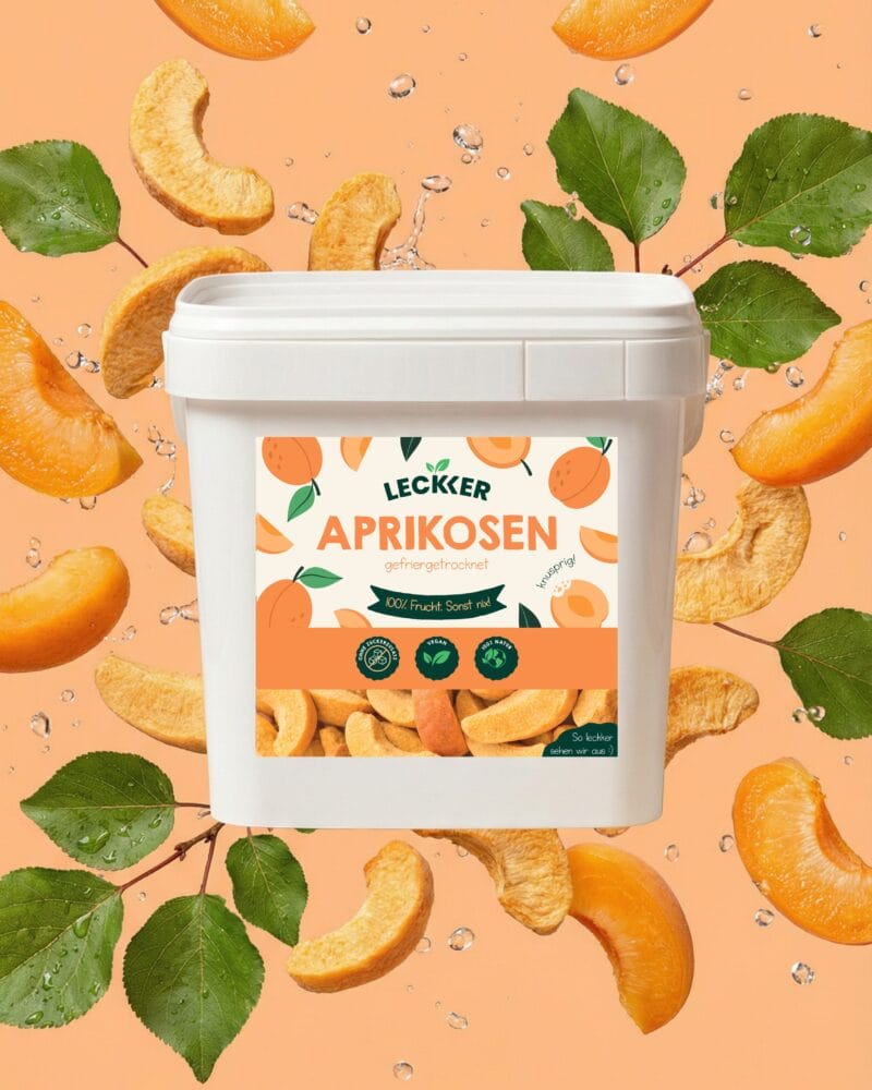 Aprikosen Refill box bunt