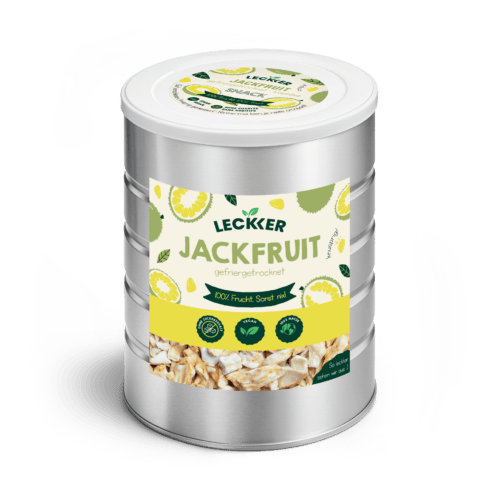 Gefriergetrocknete Jackfruit in Edelstahl Dose